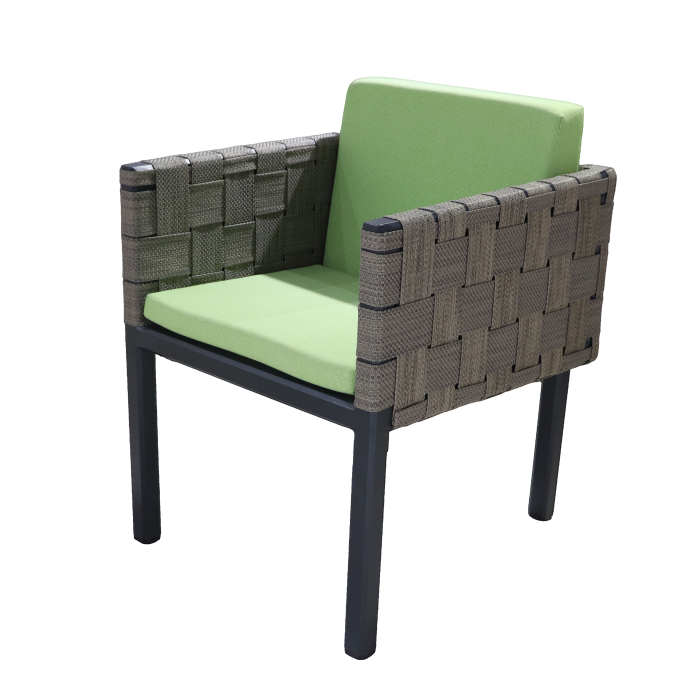 Asthina Dining Chair with Side Straps - Image 1