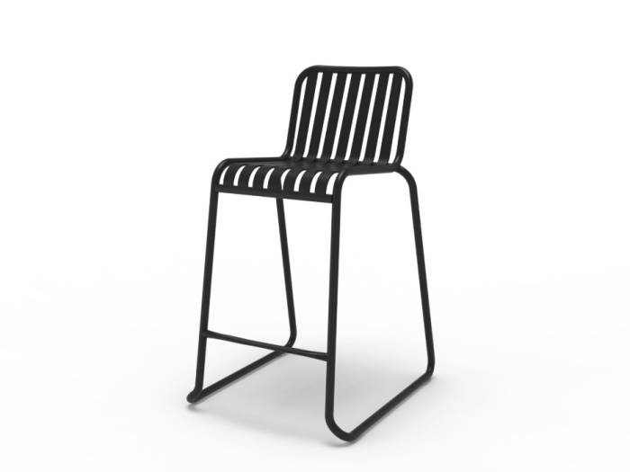 Babmar - Monaco Armless Bar Stool -QUICK SHIP
