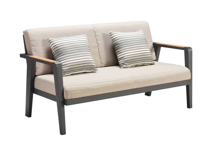 Babmar - Onyx Loveseat - QUICK SHIP 