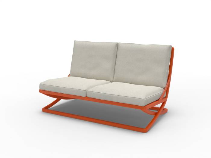 Babmar - Helsinki Armless 2 Seater Sofa
