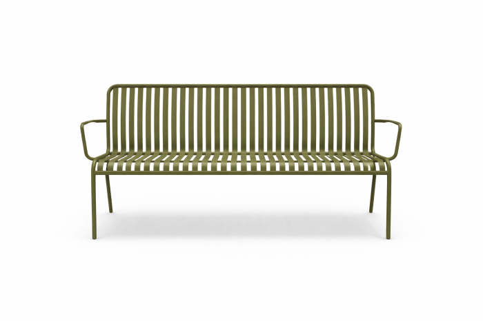 Valencia 3 Seater Sofa Green 