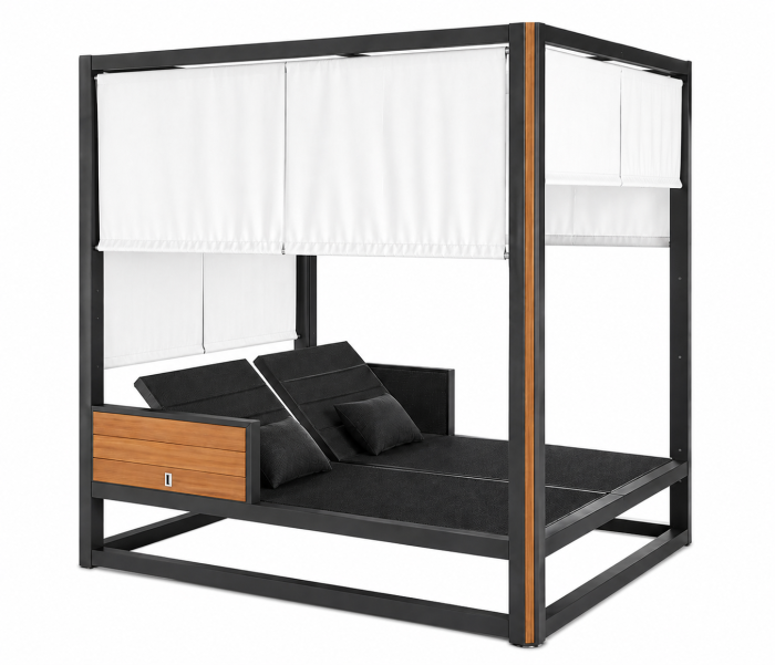 Zurich Daybed - Charcoal Grey - QUICK SHIP