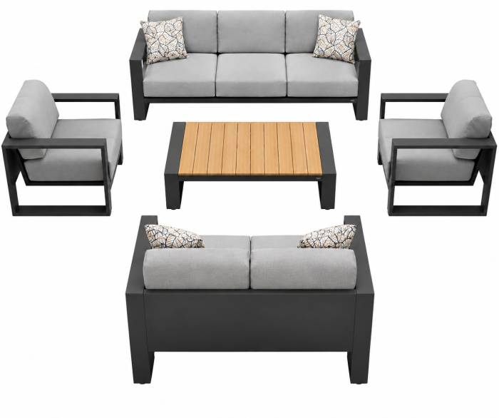 Aspen Sofa Set with Loveseat - QUICK SHIP