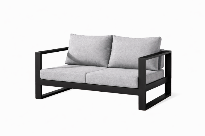 Amber Loveseat | Black Frame | QUICK SHIP