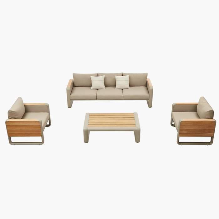 Babmar - Champagne Sofa Set