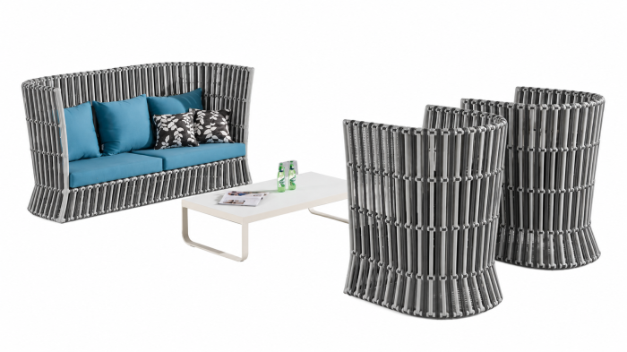 Apricot Tall Sofa Set