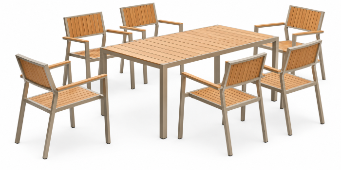 Lugano Dining Set For Six | QUICK SHIP 