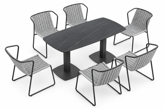 Martinique Dining Set For 6