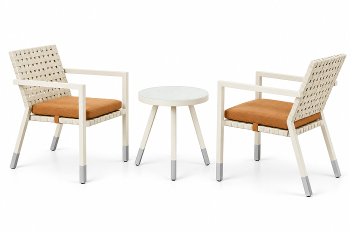 Taco Chair Set for 2 with side table
