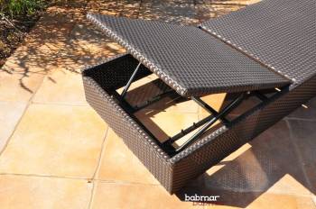 Babmar - Mandarin Outdoor Chaise Lounge - Image 6