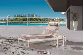Barite Outdoor Chaise Lounge - Image 3