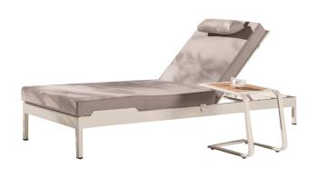 Barite Outdoor Chaise Lounge - Image 1
