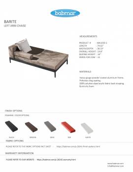 Barite Sectional Sofa and Chair for 5 - Image 3