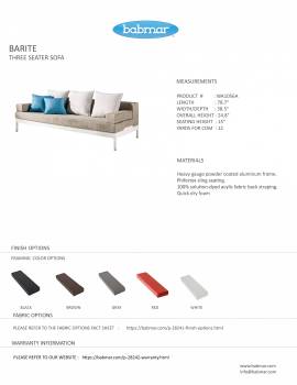 Barite 5 Seater Sofa Set - Image 5
