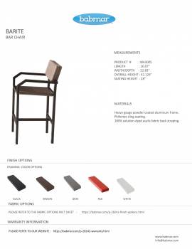 Barite Bar Set For 6 - Image 3