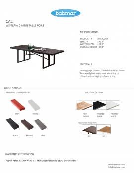 Cali Dining Set For Eight - Image 4