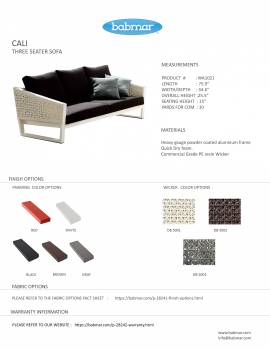 Cali Sofa With 2 Chairs - Image 3