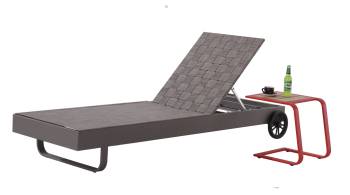 Shop By Collection - Edge Collection - Edge Chaise Lounge with Wheels