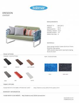 Dresdon Loveseat Sofa with Coffee Table - Image 3
