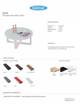 Edge Round Coffee Table - Image 2