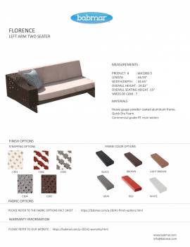Florence Sectional Sofa Set for 6 - Image 4