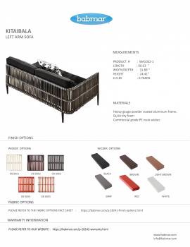 Kitaibela Sectional Sofa Set for 6 - Image 4