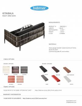 Kitaibela Sectional Sofa Set for 6 - Image 5