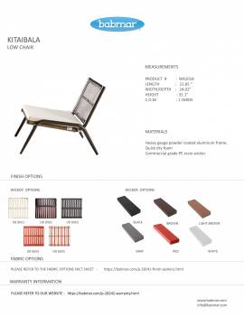 Kitaibela Low Seating Set For 4 - Image 3