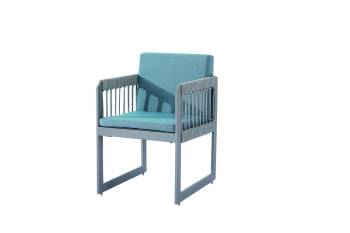 Seattle Dining Chair With Straight Arms - Image 1