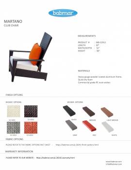 Martano Stackable Chair with Ottoman - Image 3