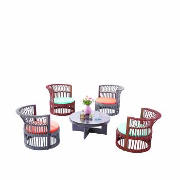 Seattle Round Chair Set For Four