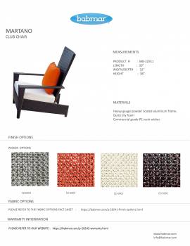 Babmar - Martano Outdoor Chair Set - Image 4