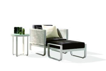 Shop By Collection - Polo Collection - Polo Club Chair with Ottoman and Side Table