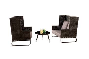 Polo Seating Set for 4 with coffee table