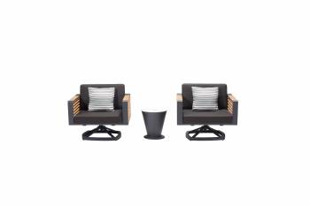 Individual Products - QUICK SHIP- ITEMS IN STOCK NOW ! - Babmar - AVANT SWIVEL CLUB CHAIR SET FOR 2 - QUICK SHIP