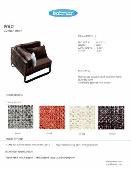 Polo Corner Chair - Image 2