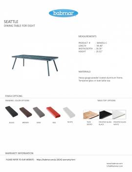 Seattle Dining Table For Eight - Image 2