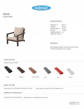 Soho 5 Seater Sofa Set with 2 Club Chairs - Image 2