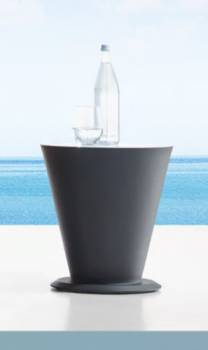 Kyoto Chair Set with Round Side Table with Ice Bucket- QUICK SHIP - Image 3
