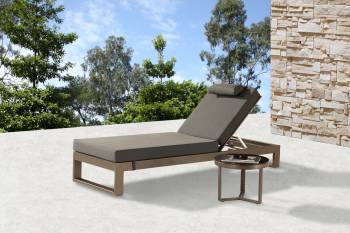 Amber Chaise Lounge - BROWN FRAME - QUICK SHIP - Image 2