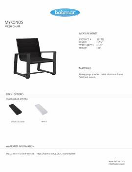 Mykonos Mesh Club Chair  - Image 2