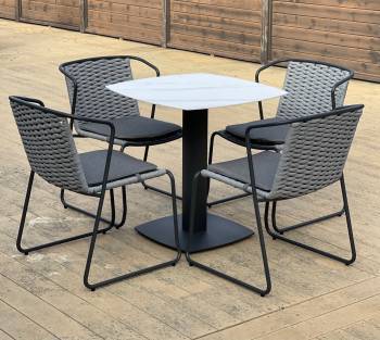 Martinique Dining Set For 4 -QUICK SHIP - Image 2