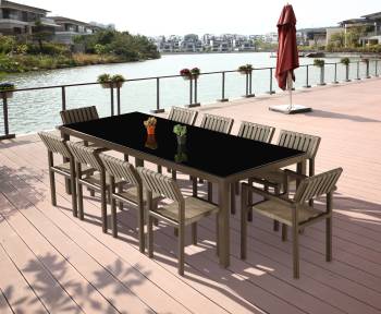 Amber Dining Set For 10 - QUICK SHIP - Image 2