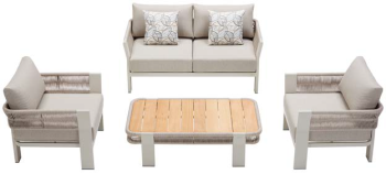 Shop By Category - Outdoor Seating Sets - Babmar - Largo Loveseat Set