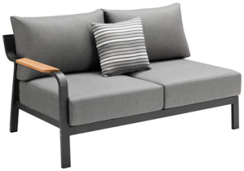 Deco "L" Shape Sectional with Club Chair - Image 3