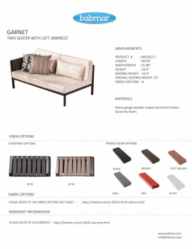 Garnet Sectional Set - Image 3