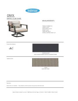 Babmar - Onyx Swivel Club Chair - QUICK SHIP - Image 2