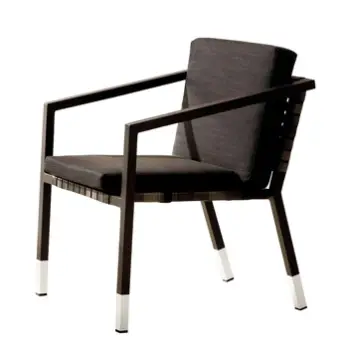 Taco Dining Chair with Arms and Cushion Back