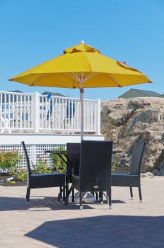 Babmar - Monterey Giant Fiberglass Pulley-Lift Umbrella - Image 9