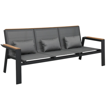 Shop By Collection - Zurich Collection - Babmar - Zurich Sofa - CHARCOAL GREY - QUICK SHIP 